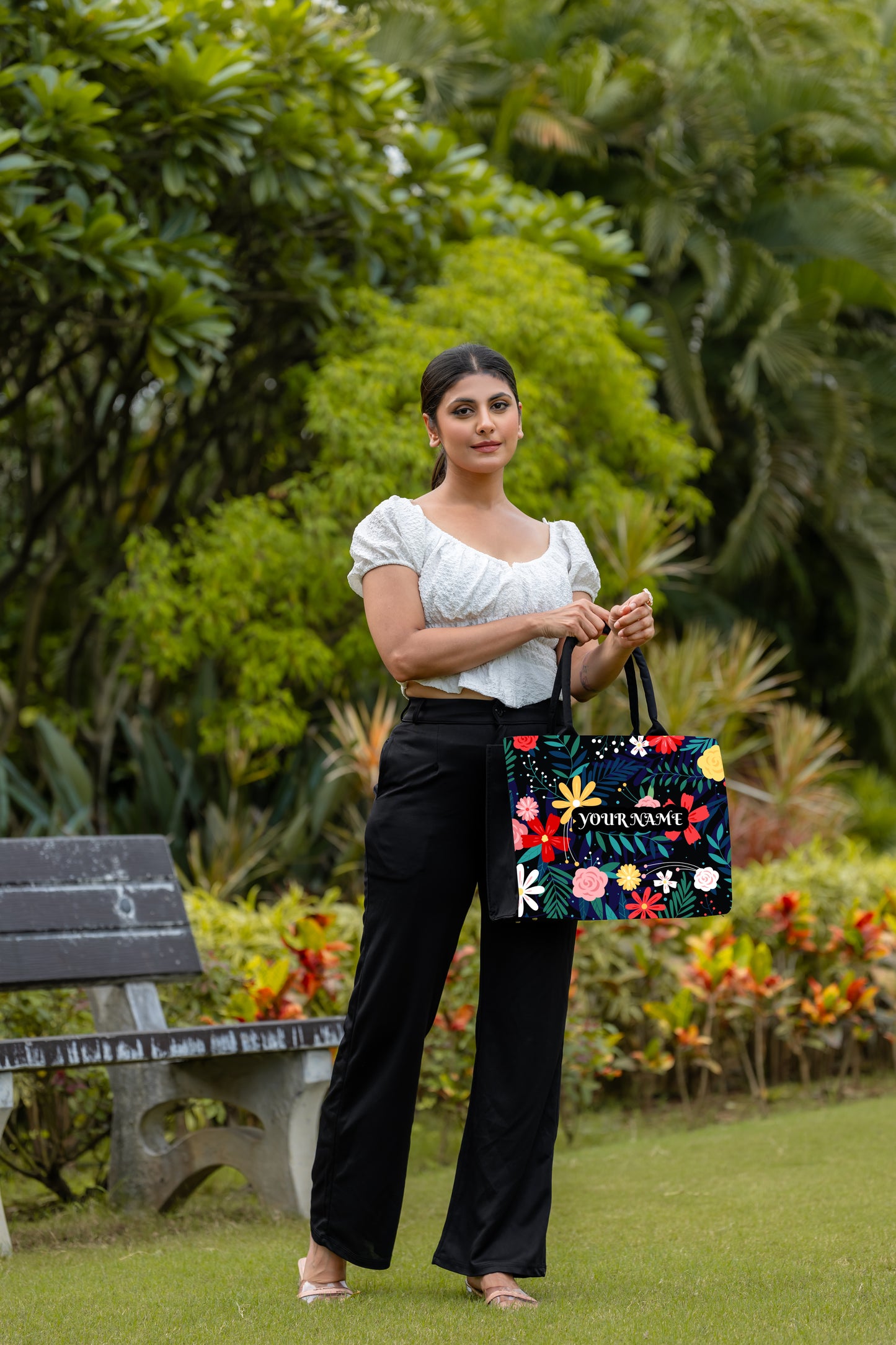 Canvas Customised ColourFull Tote bag