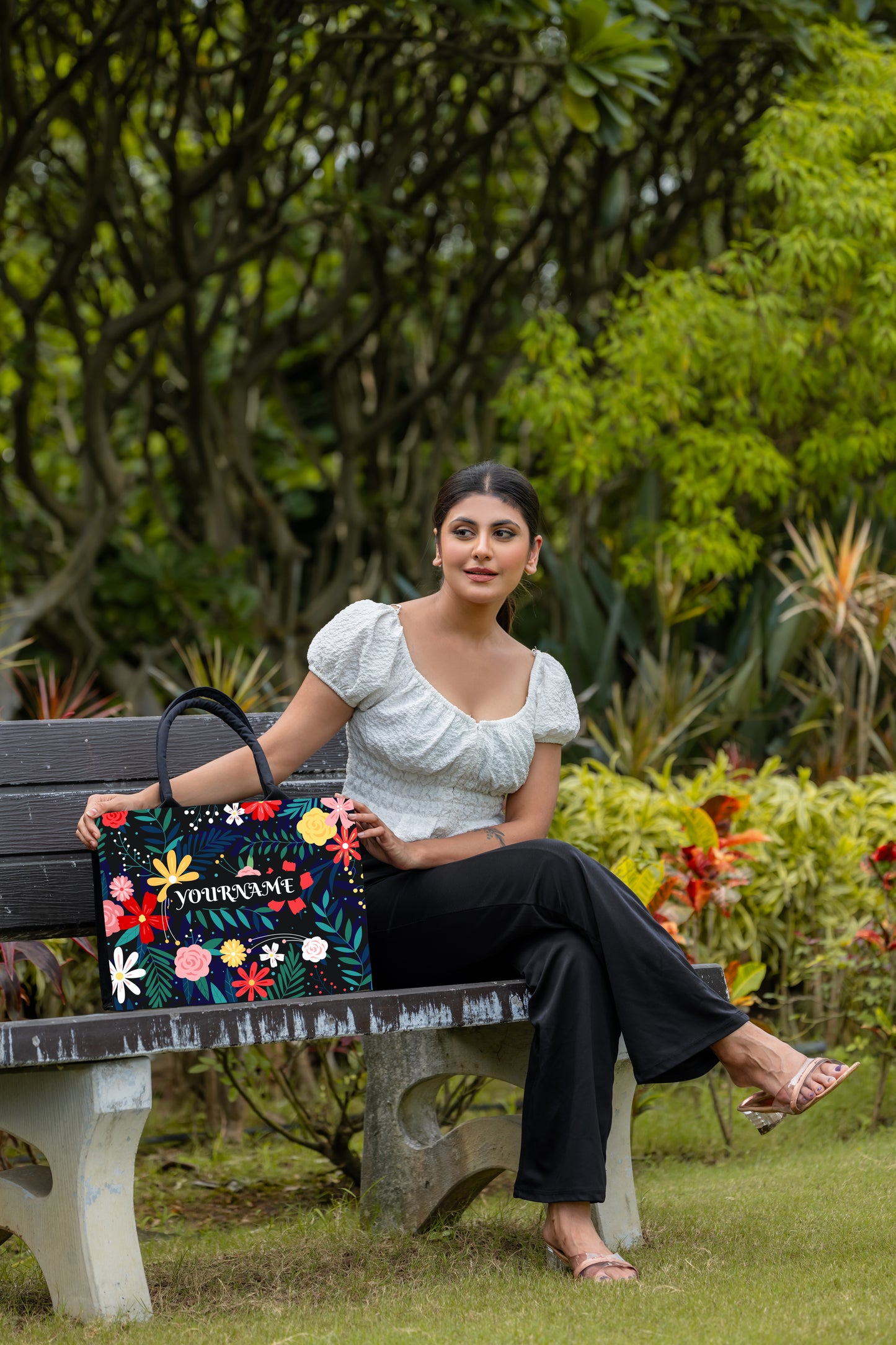 Canvas Customised ColourFull Tote bag