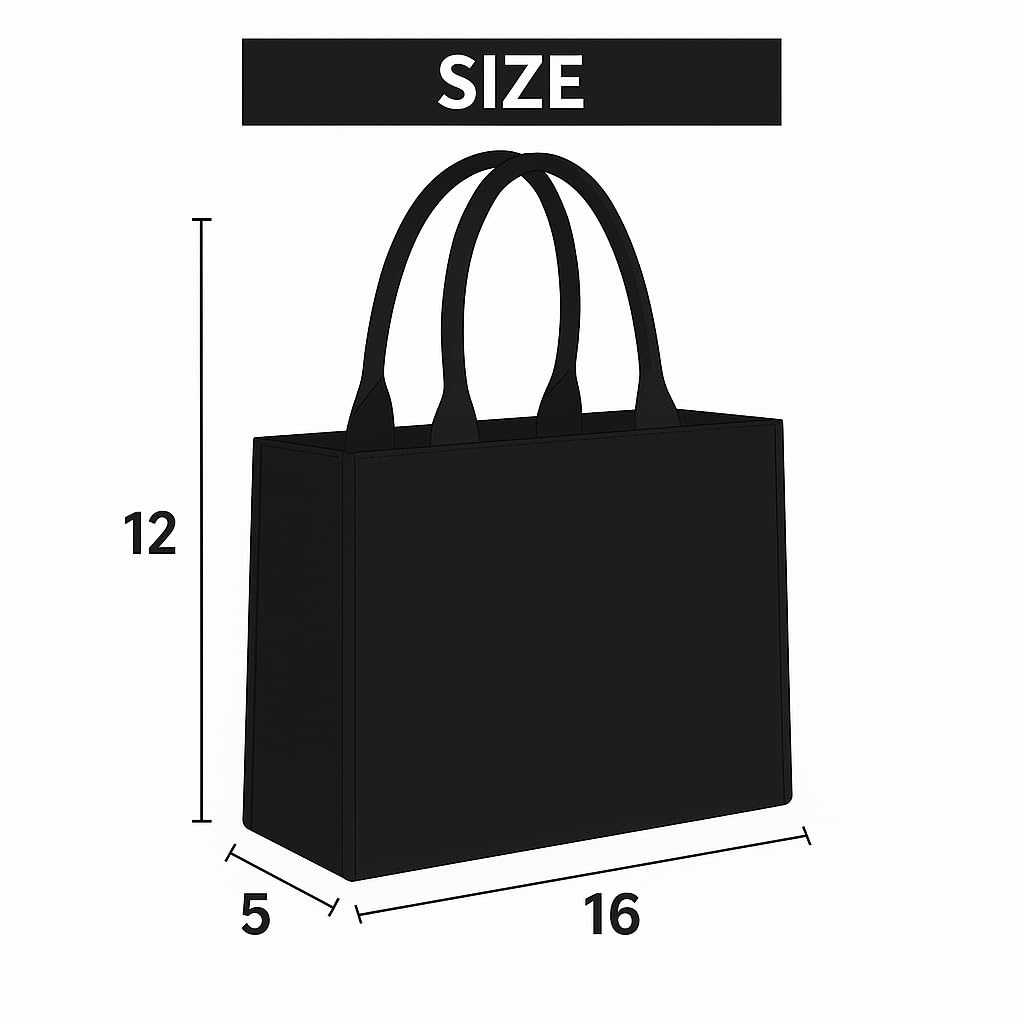 Customised Canvas Flowers Initial Tote bag
