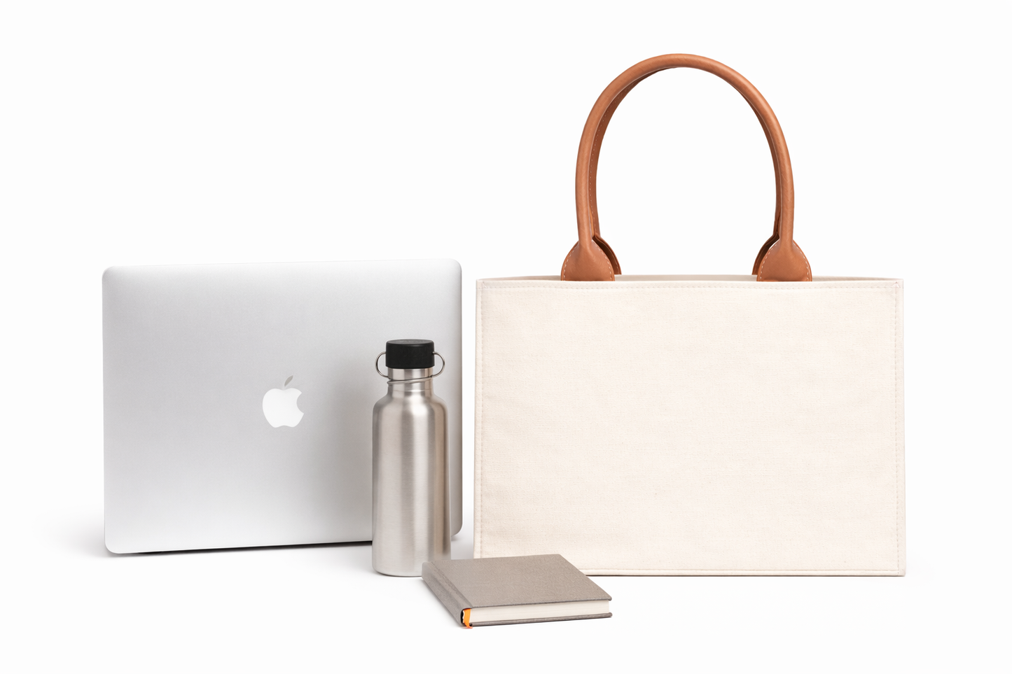 Customised Floral Canvas Tote Bag | Personalised Name Tote with Premium Handles