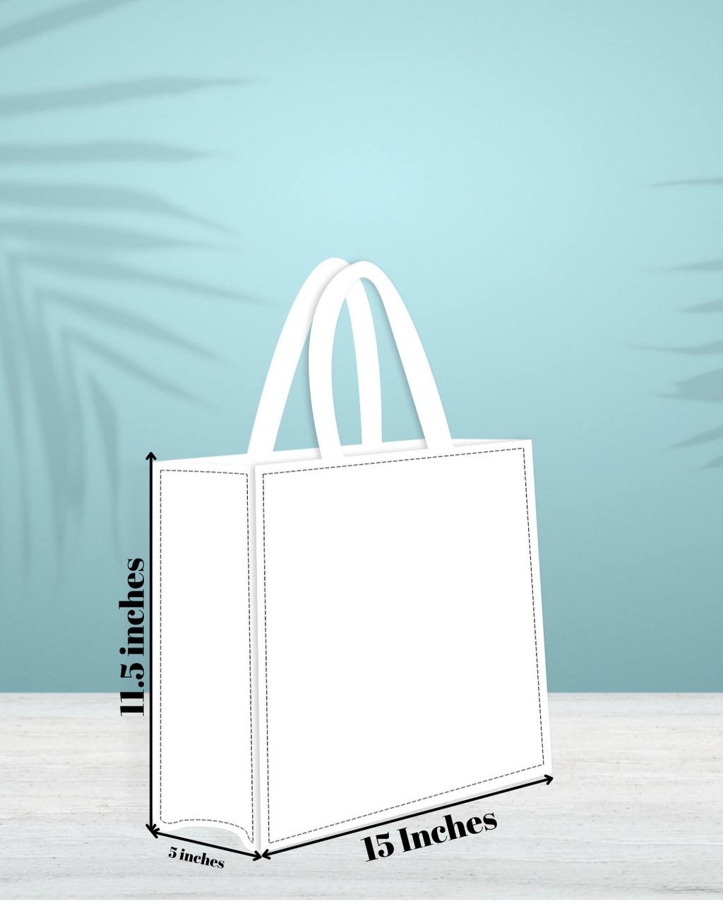 Customised Canvas Letter Tote bag