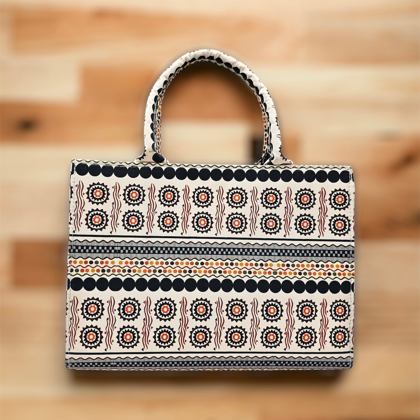 Customised Mandala Canvas Tote Bag