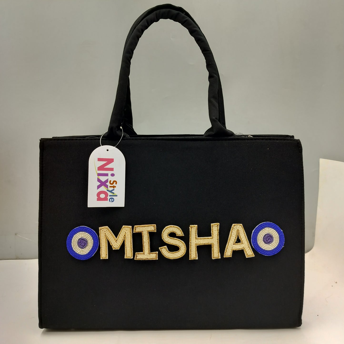 Customised Canvas Tote Bag with initials