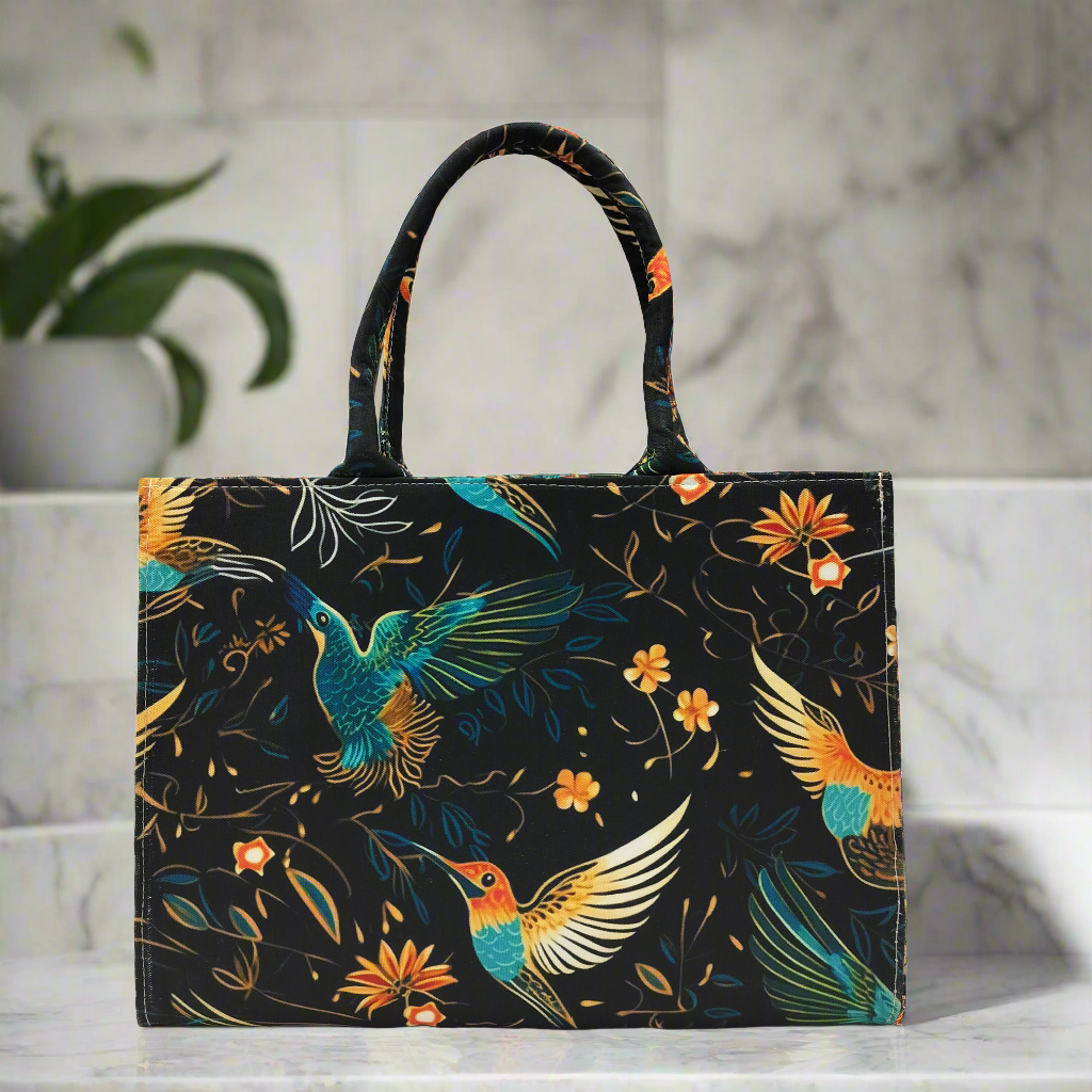 Customized Flying Sperrow Canvas Tote Bag