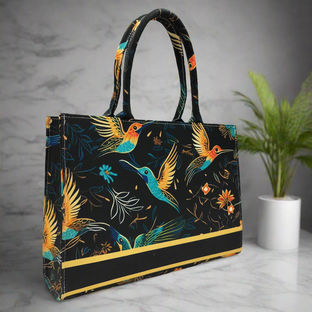 Customized Flying Sperrow Canvas Tote Bag