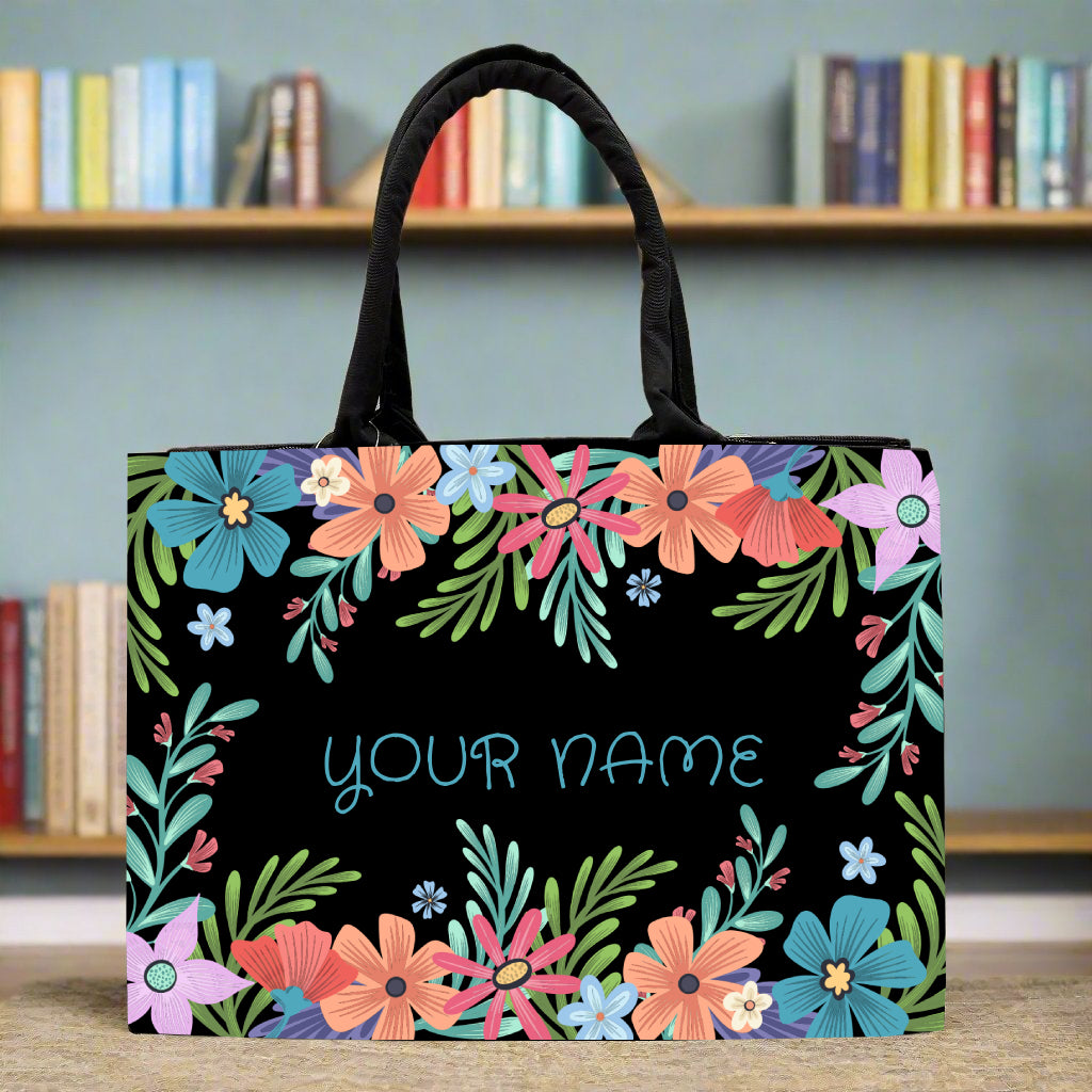 Canvas Customised ColourFul Tote bag