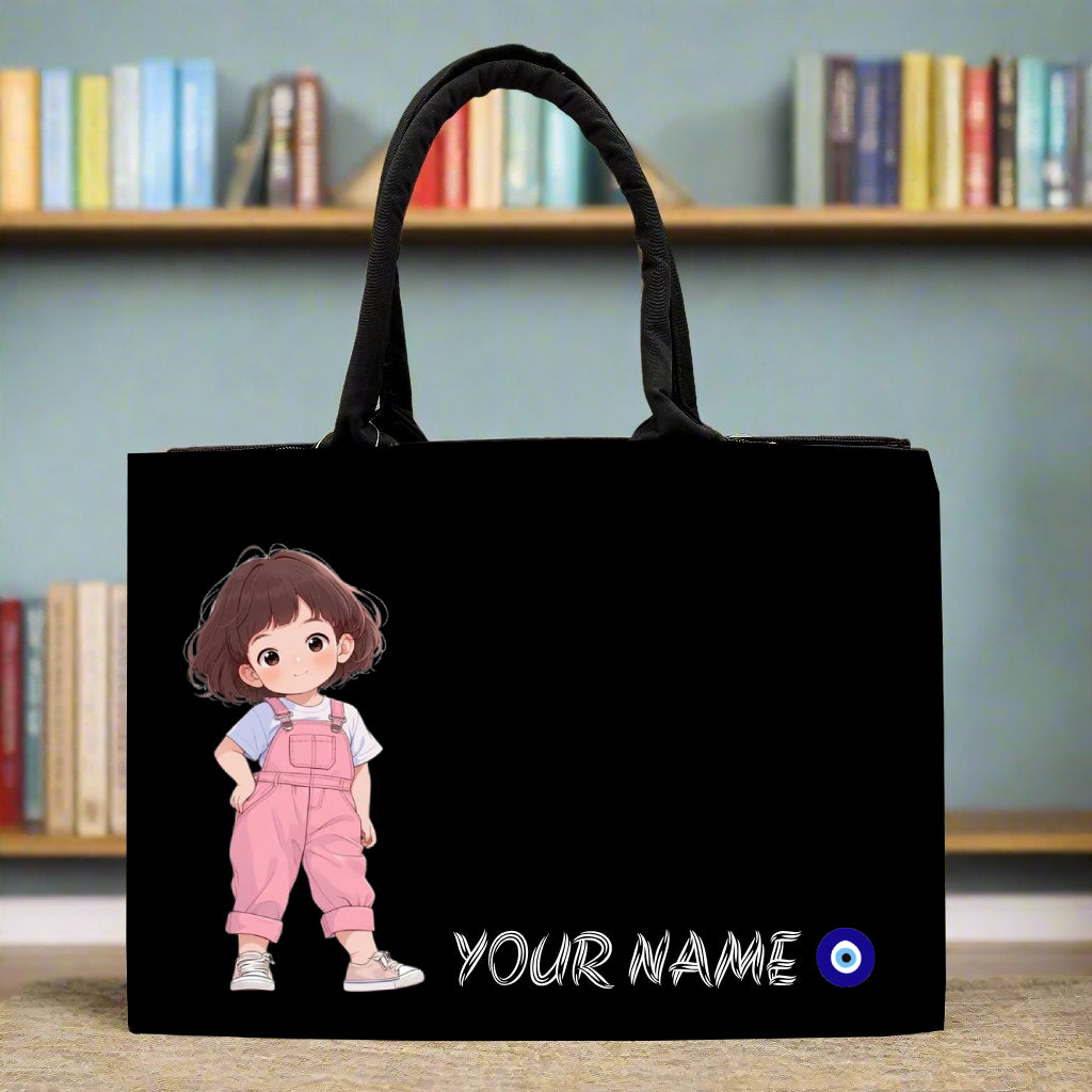 Customised Canvas Doll Tote bag