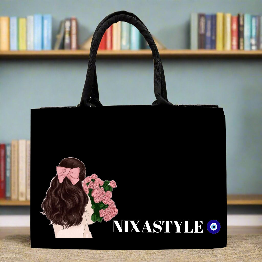 Customised Canvas Doll Tote bag