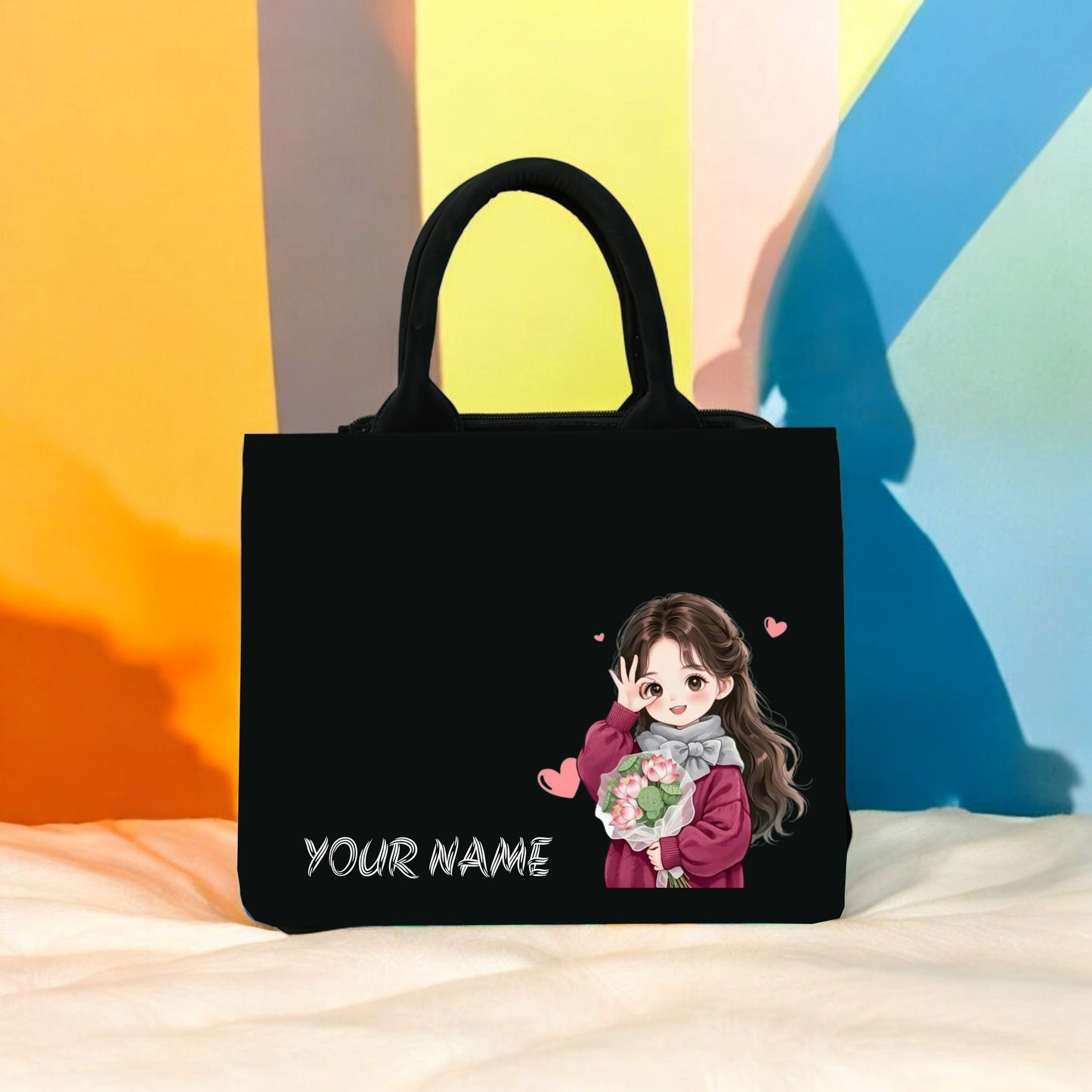 Customized Cute mini tote bag