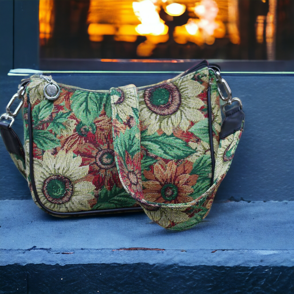 Customized Jacquard Sling Bag