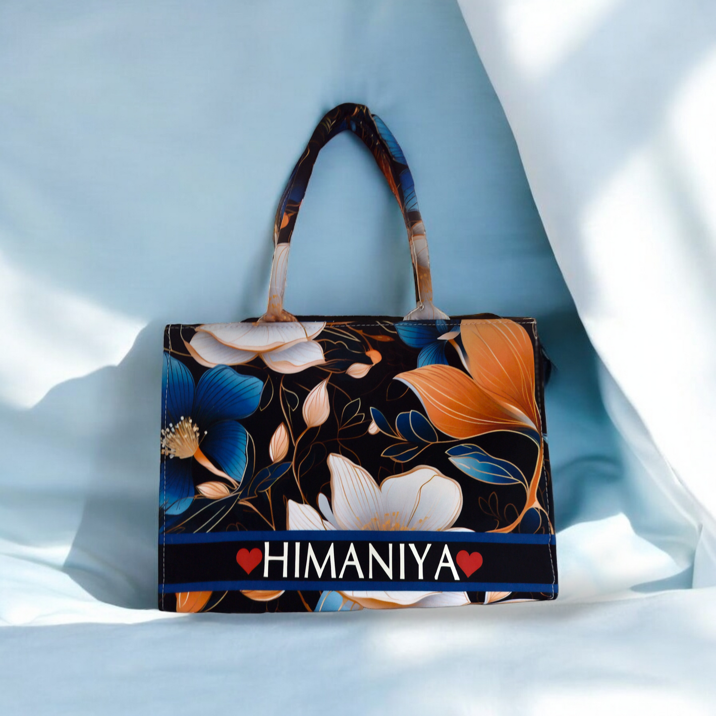 Customized Aquarium Leaf Canvas Tote Bag