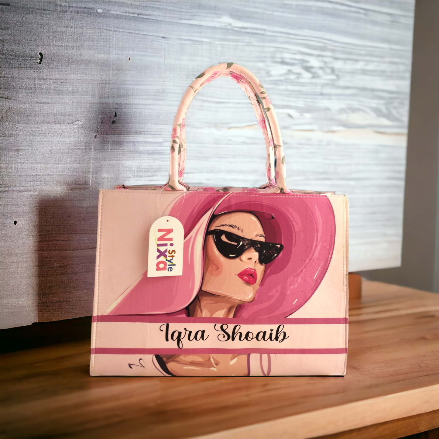 Customized Gorgeous Lady Canvas Tote Bag
