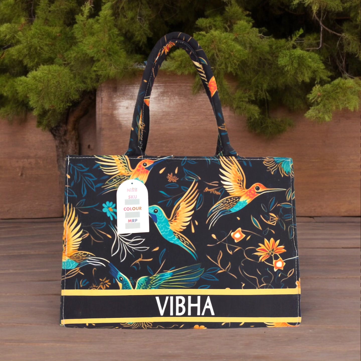Customized Flying Sperrow Canvas Tote Bag