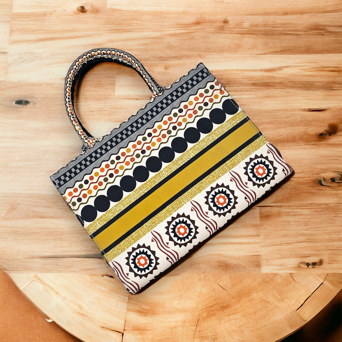 Customised Mandala Canvas Tote Bag
