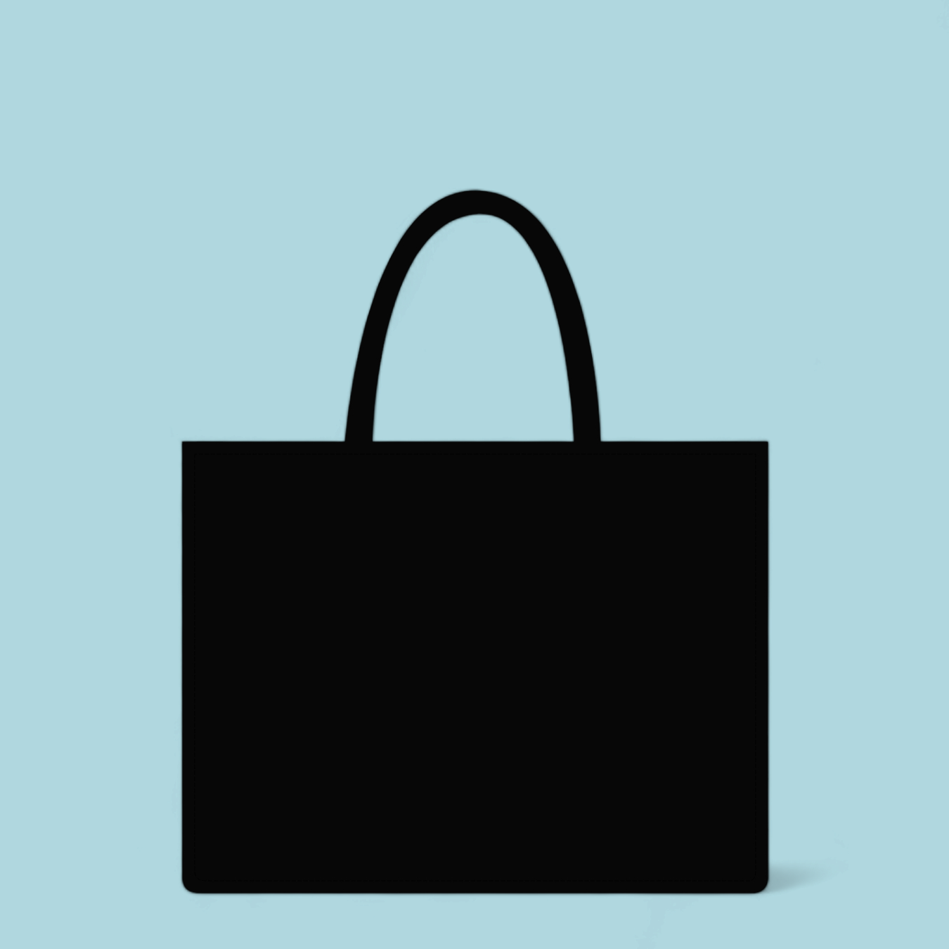 Customised Canvas Letter Tote bag