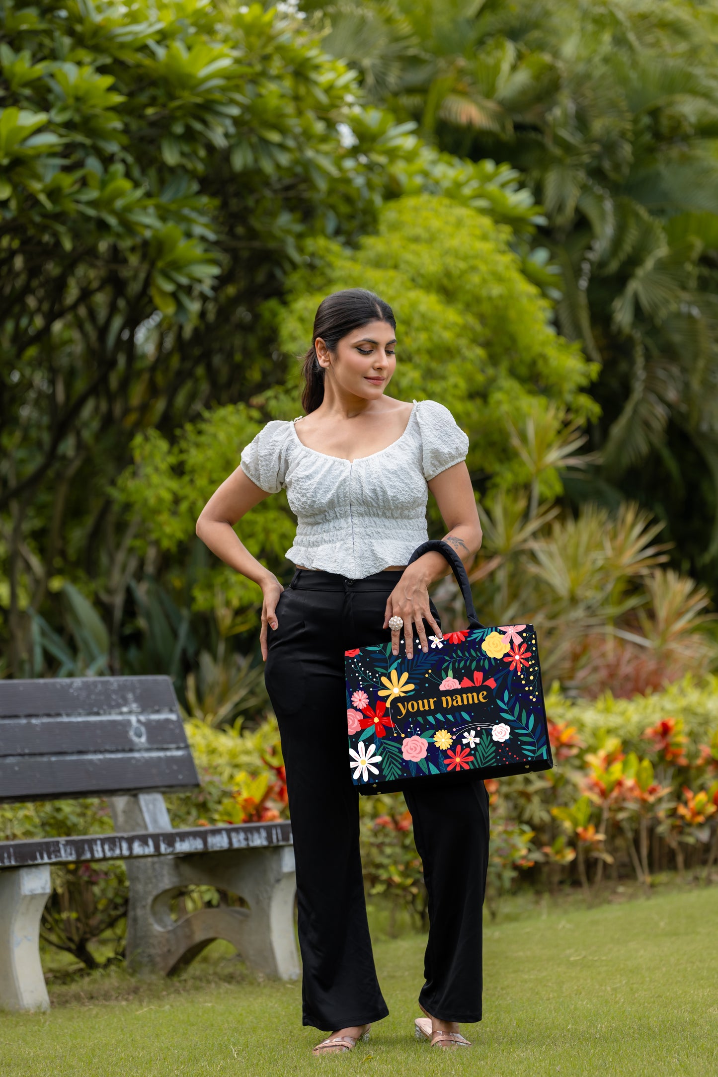 Canvas Customised ColourFull Tote bag