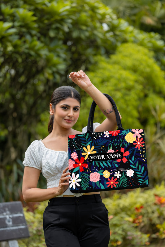 Canvas Customised ColourFull Tote bag