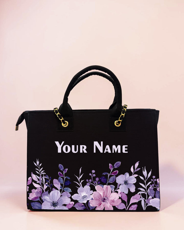 Customised Canvas Sling Bag – Personalised Name Sling Bag for Women | Nixa Style