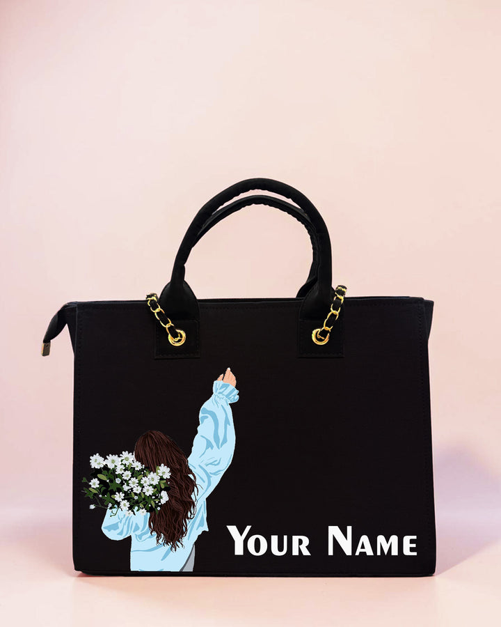 Customised Doll Sling Bag with Name | Personalised Kids Canvas Bag | Nixa Style