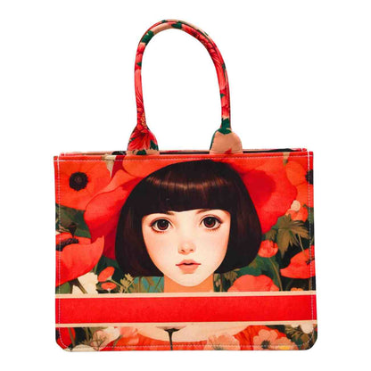 The Scarlet Poppy Bob Tote Bag