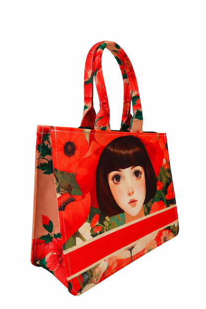The Scarlet Poppy Bob Tote Bag