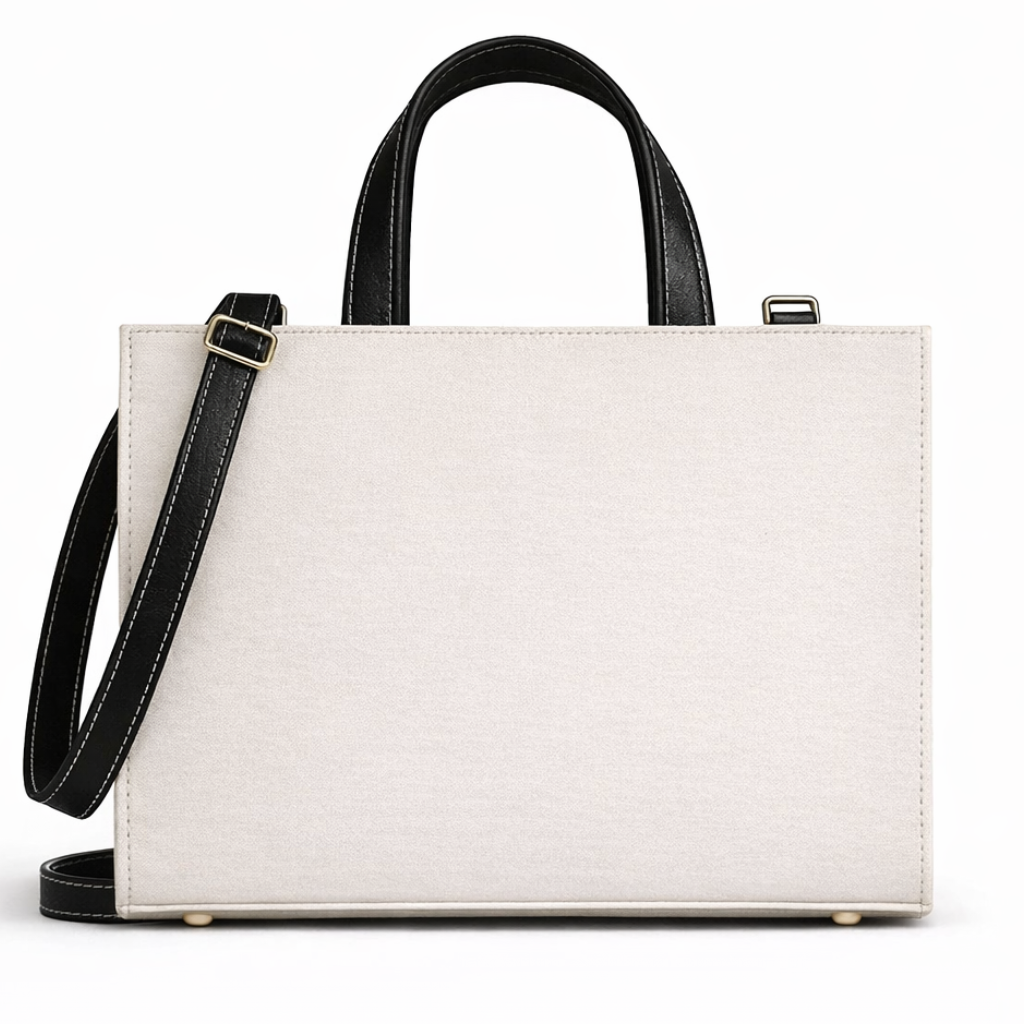 Customised Embroidered Tote Bag – Heart Floral Edition