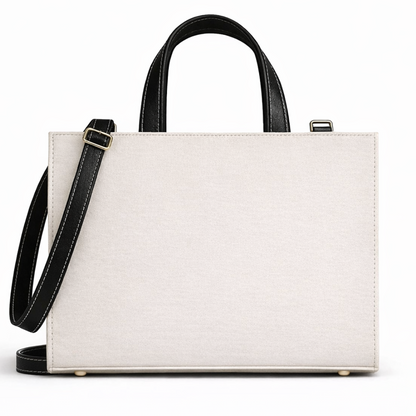 Customised Embroidered Tote Bag – Heart Floral Edition