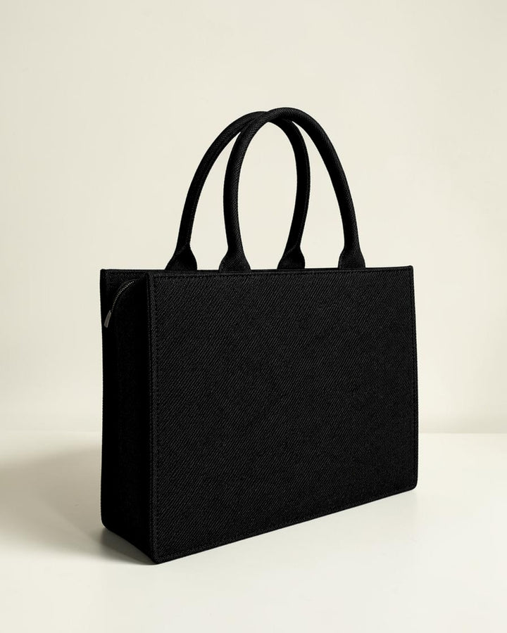 Customized Hummingbird Tote Bag for Women | Nixa Style Personalized Premium Black Handbag with Name