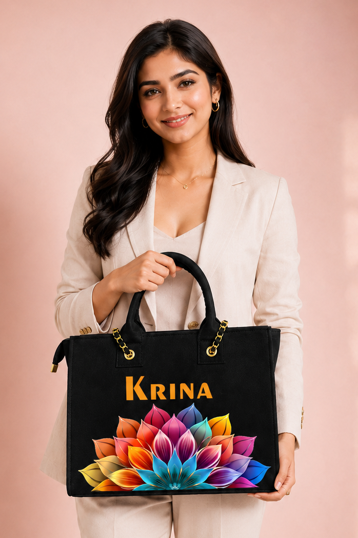 Canvas Chain Tote Bag
