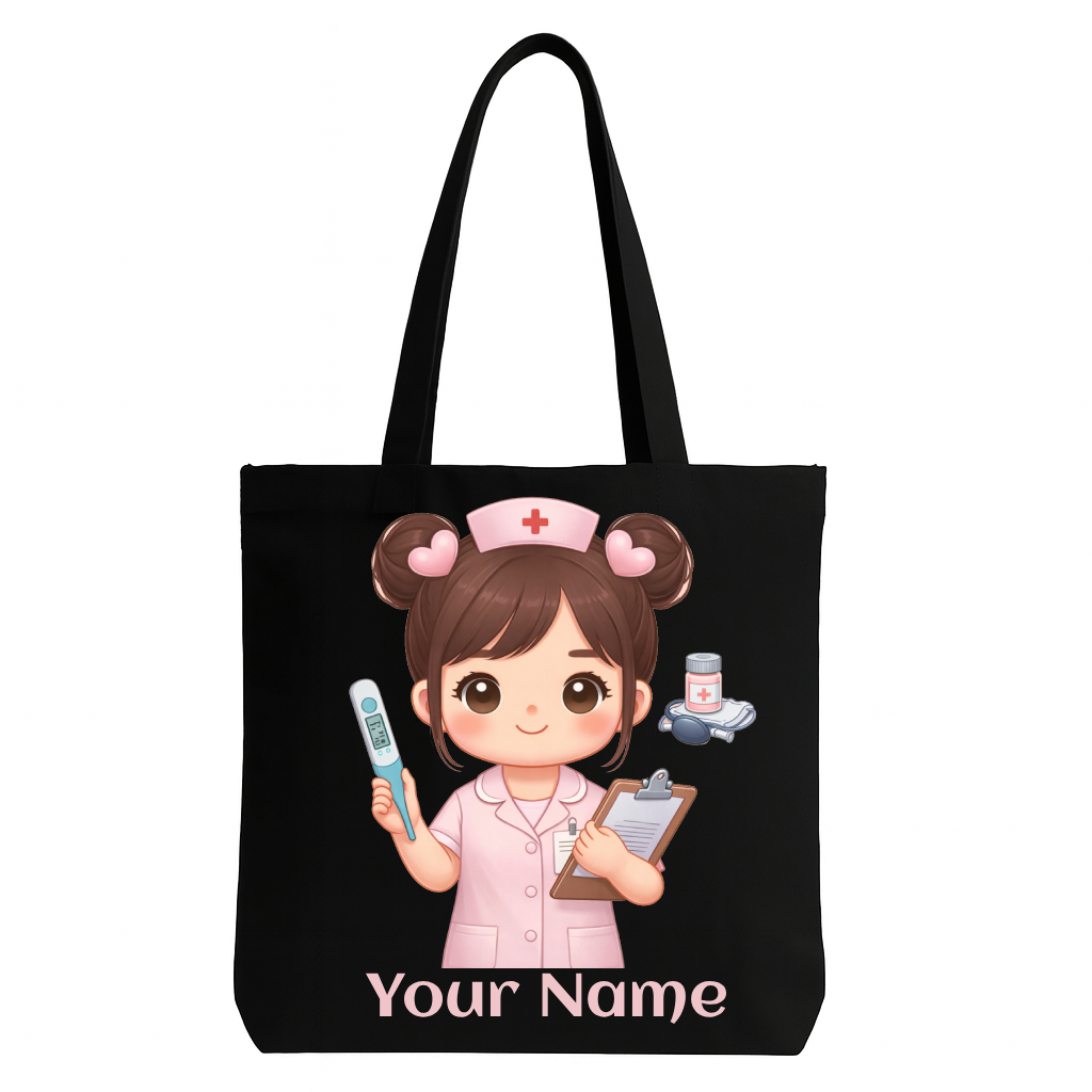 Personalised Stylised Nurse Tote Bag
