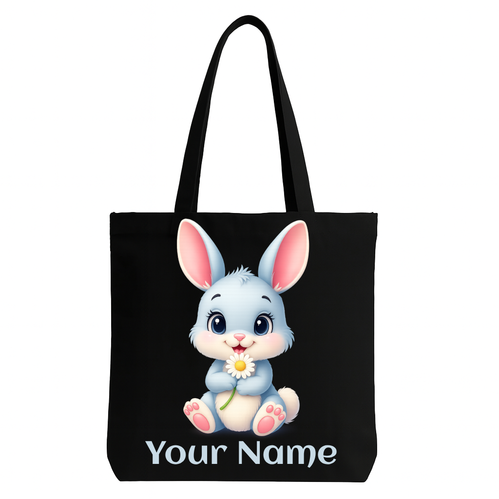Personalised Hungry Bunn  Tote Bag