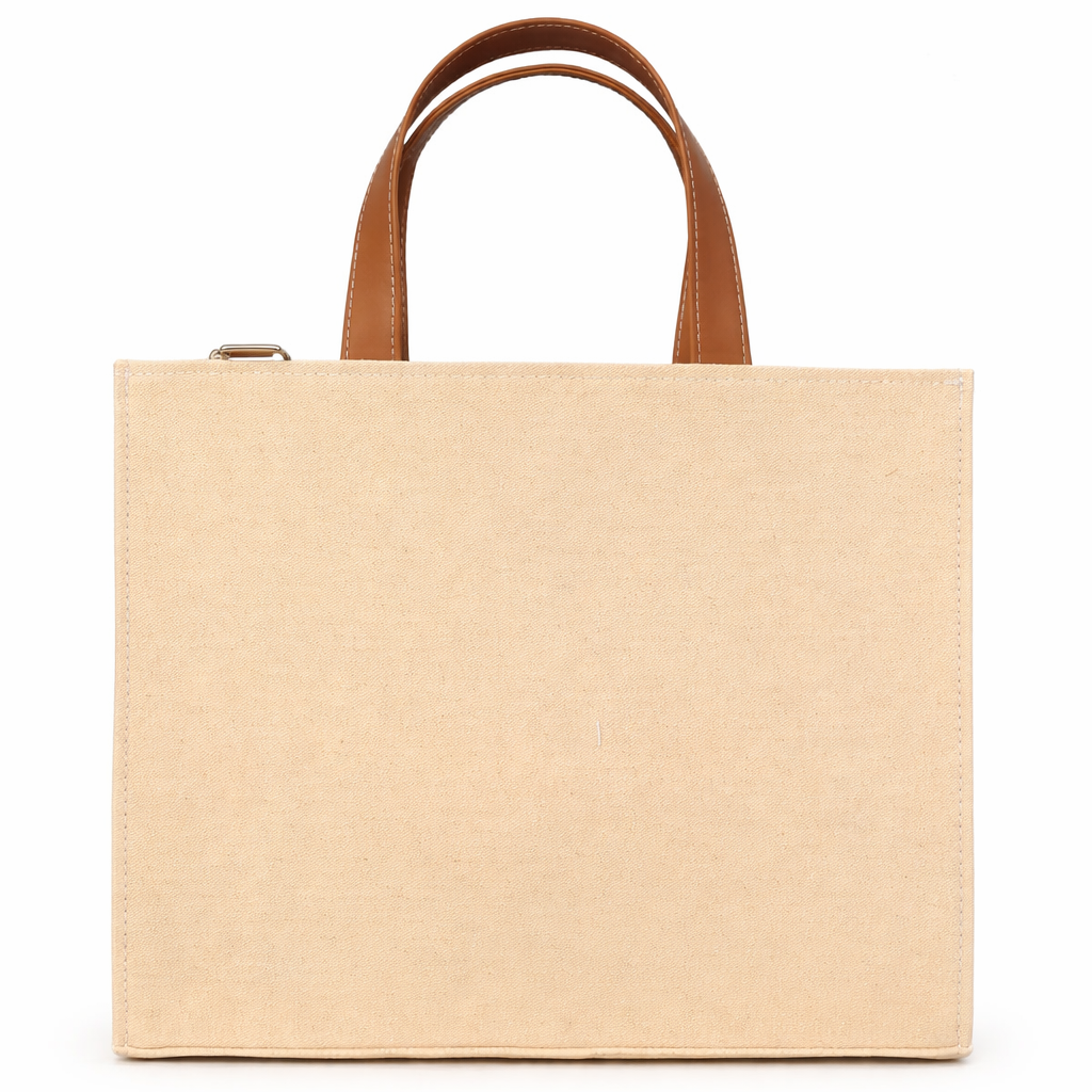 Handcrafted Floral Embroidered Tote Bag | Premium Canvas Everyday Handbag