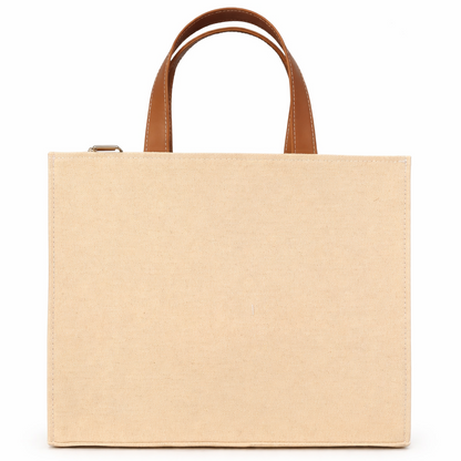 Handcrafted Floral Embroidered Tote Bag | Premium Canvas Everyday Handbag