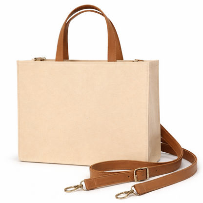 Handcrafted Floral Embroidered Tote Bag | Premium Canvas Everyday Handbag