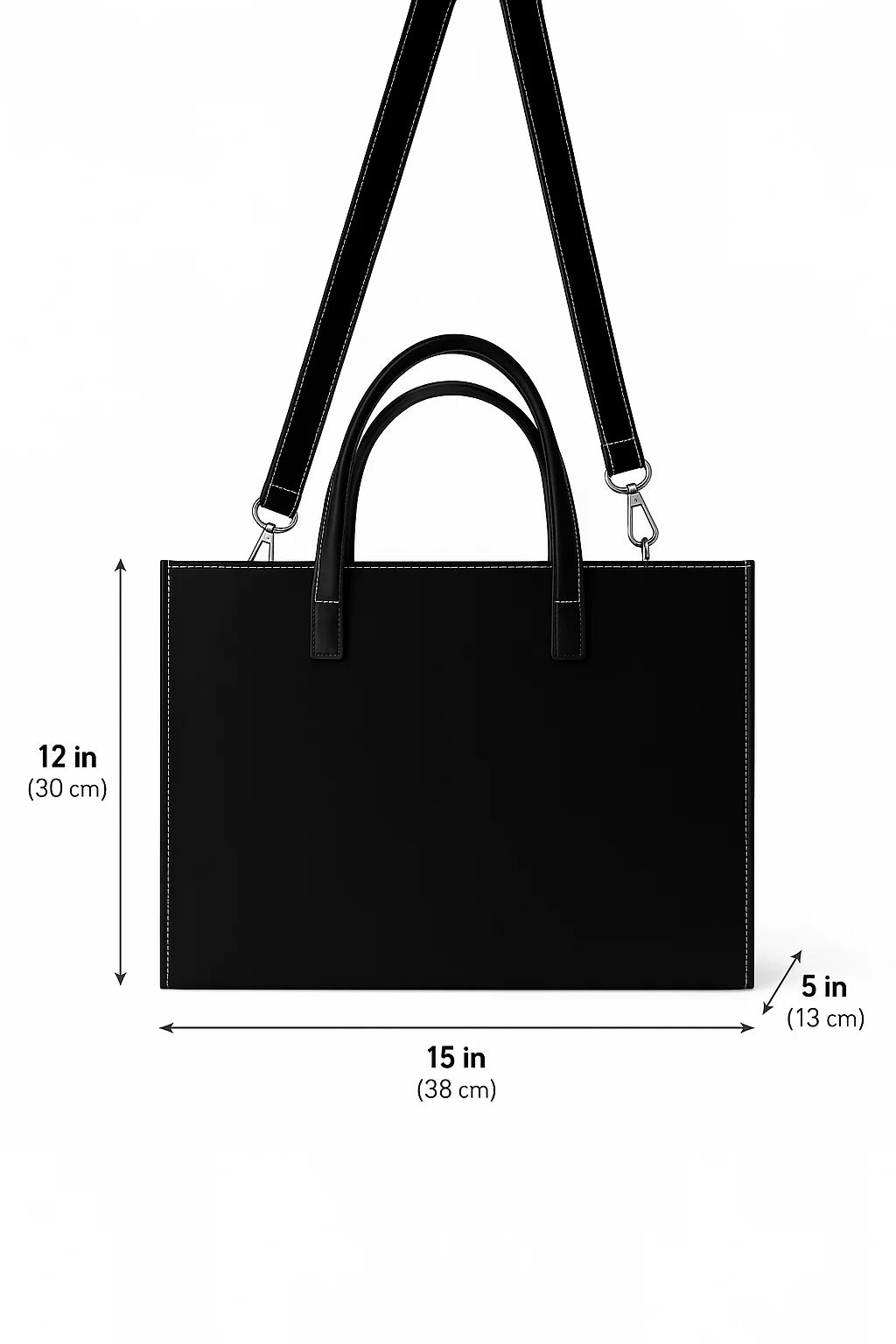 Personalized Pastel Floral Sling Tote Bag for Women | Custom Name Black Handbag | Stylish Office & Travel Tote – NixaStyle