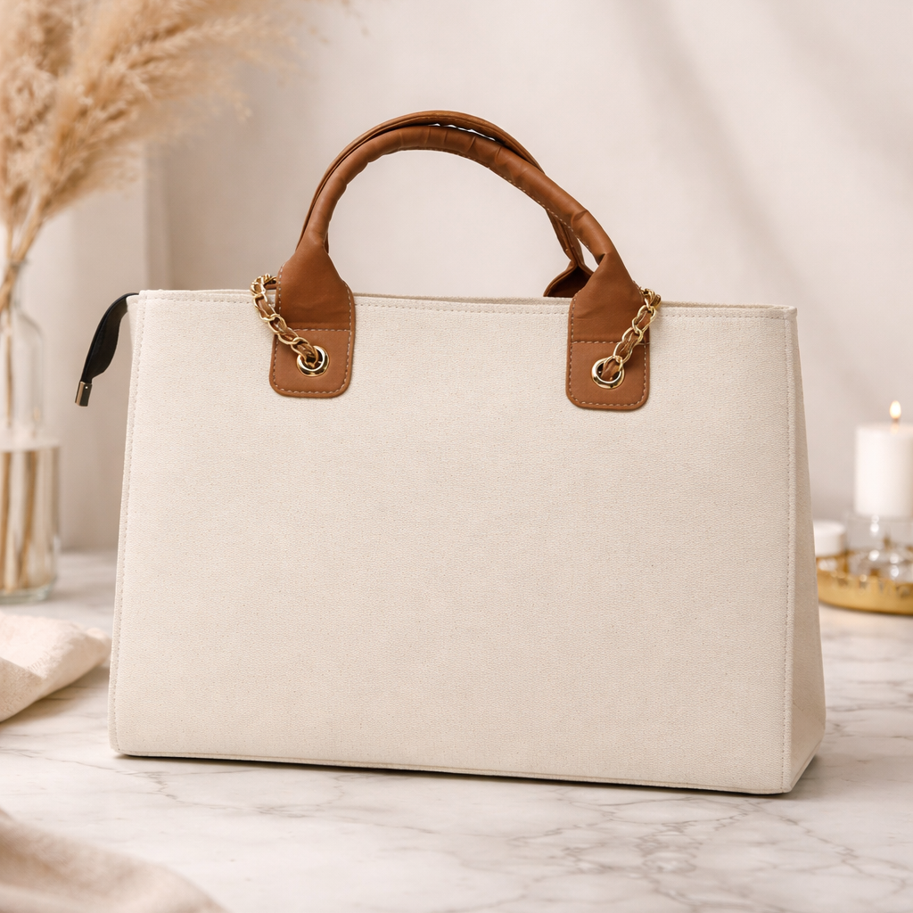 Customised Name Tote Bag for Women | Premium Personalised Handbag | Travel, Office & Gift Bag – Nixa Style