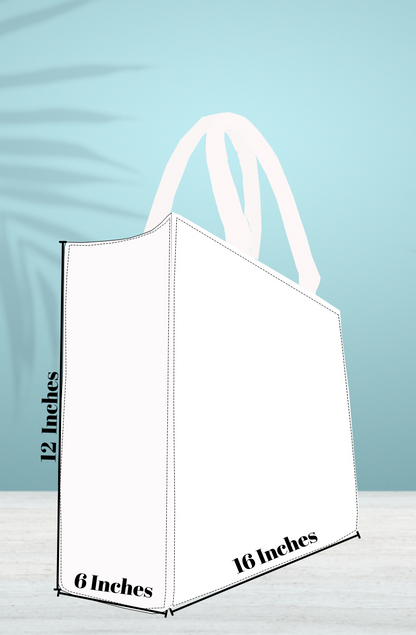 Customized Zoo Print  Canvas Tote Bag