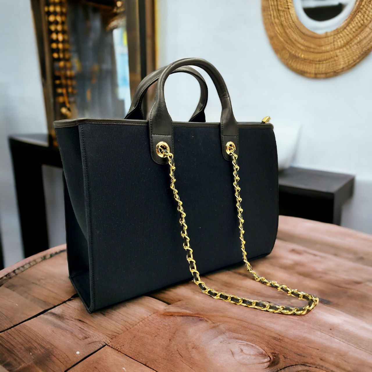 Customised Canvas Tote Bag with photo and Name