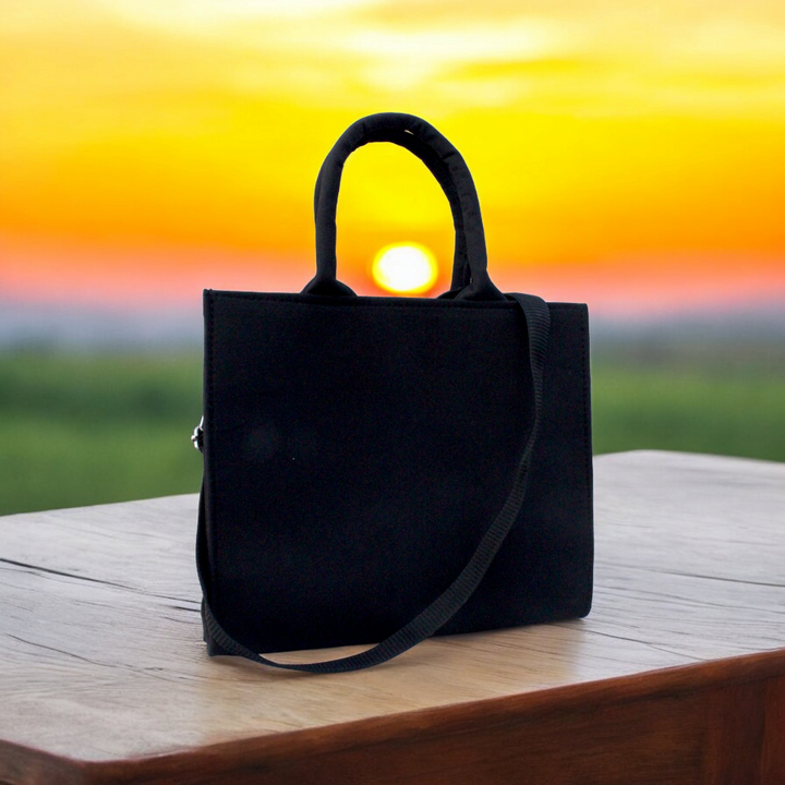 Customized canvas Office mini tote bag