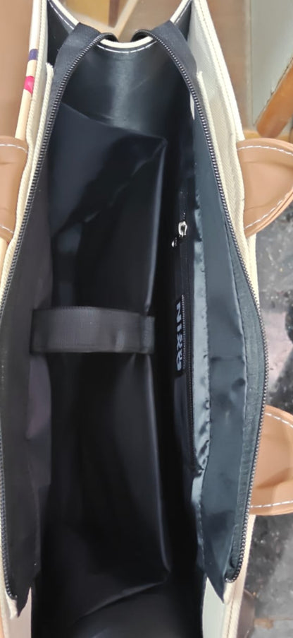 Handcrafted Floral Embroidered Tote Bag | Premium Canvas Everyday Handbag