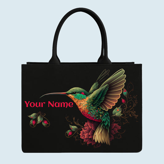 Customised Canvas Flying Bird Tote bag