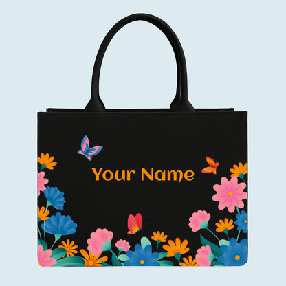 Customised Canvas Rocking Cat Tote bag