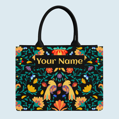 Customised  Floral Flower Tote bag