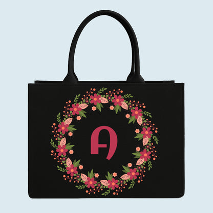 Customised Canvas Alphabet Tote bag