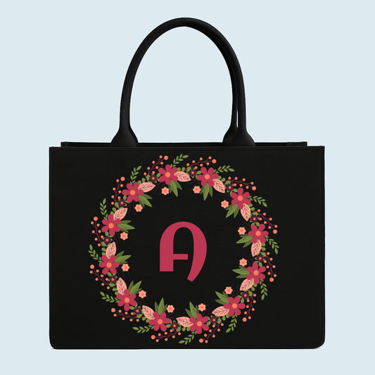 Customised Canvas Alphabet Tote bag