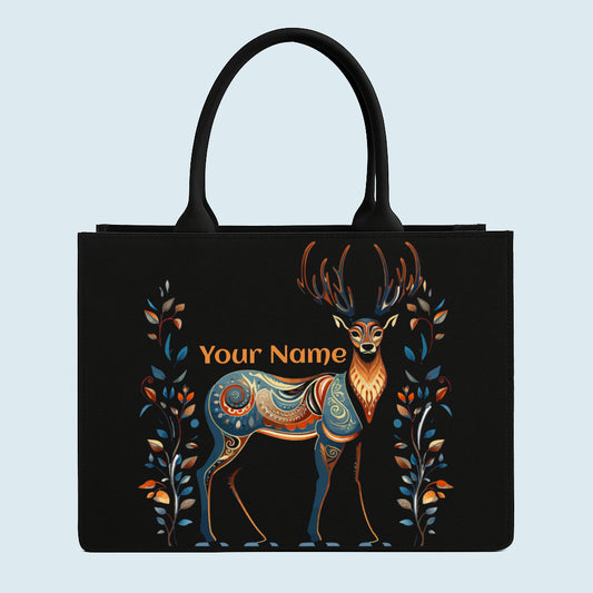 custom wildlife animal tote bag personalised name