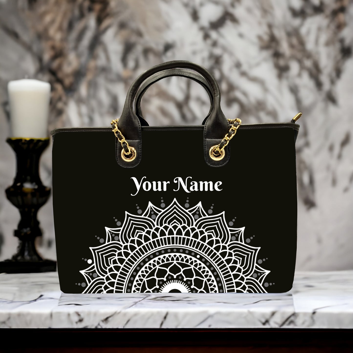 Customised Canvas Beautiful Mandala Sling Bag