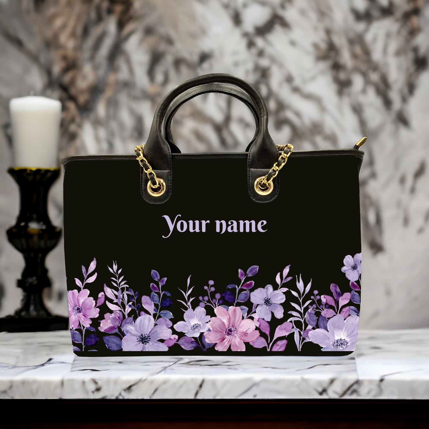 Customised canvas sling bag with name for women by Nixa Style