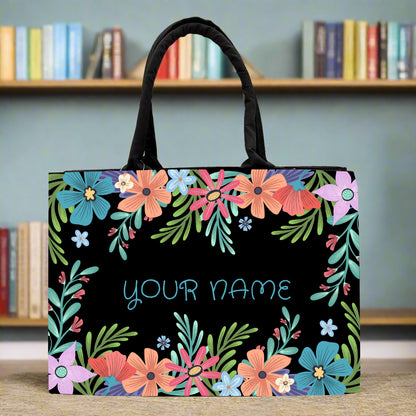 Canvas Customised ColourFul Tote bag
