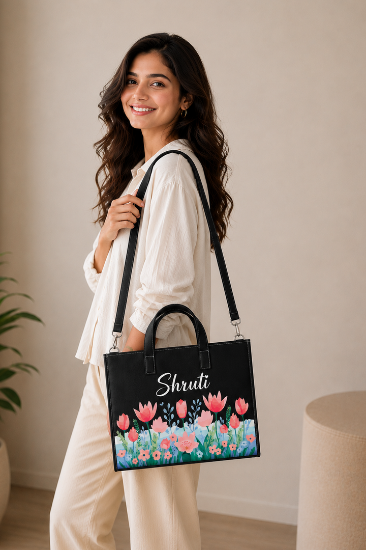 Sling Box Tote Bag